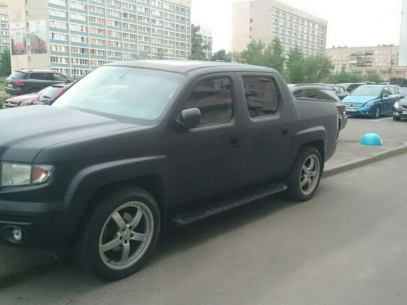 2007 Honda Ridgeline I, чёрный - вид 3