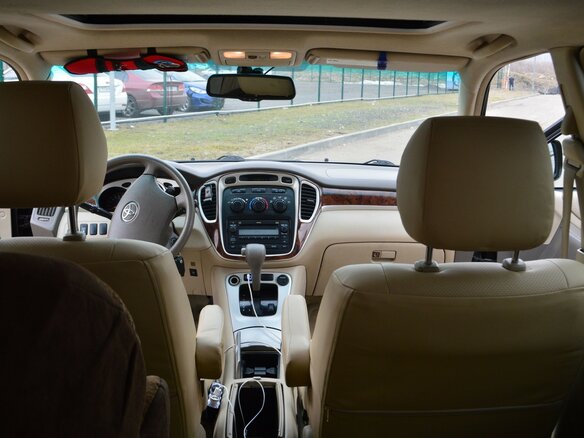 2004 Toyota Highlander, чёрный - вид 7