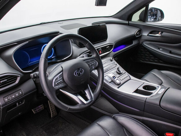 2021 Hyundai Santa Fe IV Рестайлинг, серебристый, 3412000 рублей - вид 8