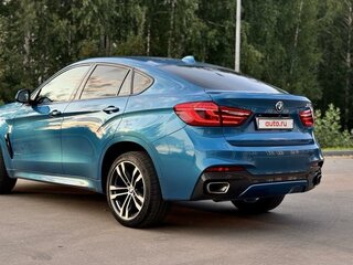 2018 BMW X6 30d II (F16), голубой, 5450000 рублей, вид 4