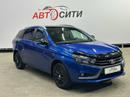 2021 Lada (ВАЗ) Vesta SW I, синий, 1135000 рублей, вид 2