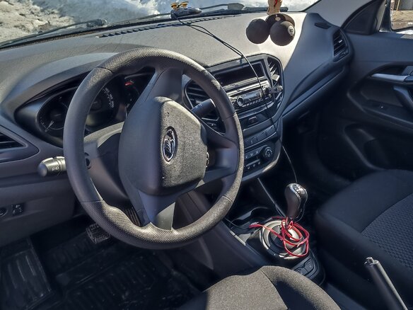 2016 Lada (ВАЗ) Vesta I, чёрный, 850000 рублей - вид 1