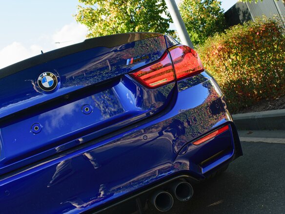 2018 BMW M4 Competition Package F82/F83 Рестайлинг, синий - вид 13