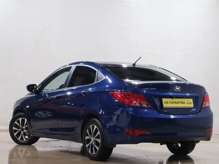 2016 Hyundai Solaris I Рестайлинг, синий, 699000 рублей, вид 4