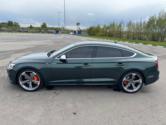 2019 Audi A5 II (F5), зелёный, 4500000 рублей - вид 2