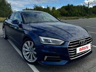 2017 Audi A5 II (F5), синий, 3250000 рублей, вид 1