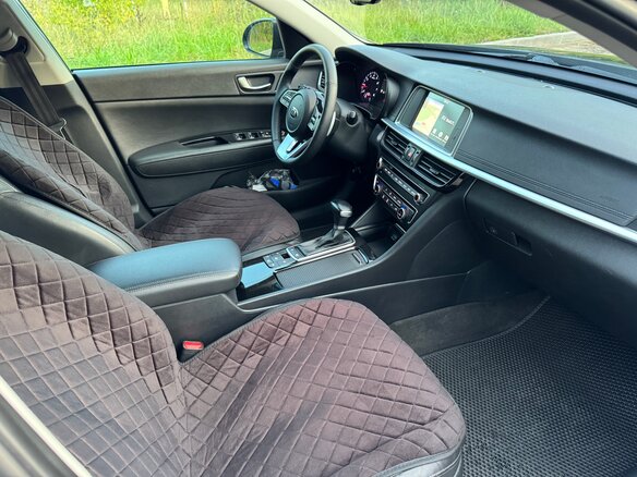 2019 Kia Optima IV Рестайлинг, синий, 1855000 рублей - вид 27