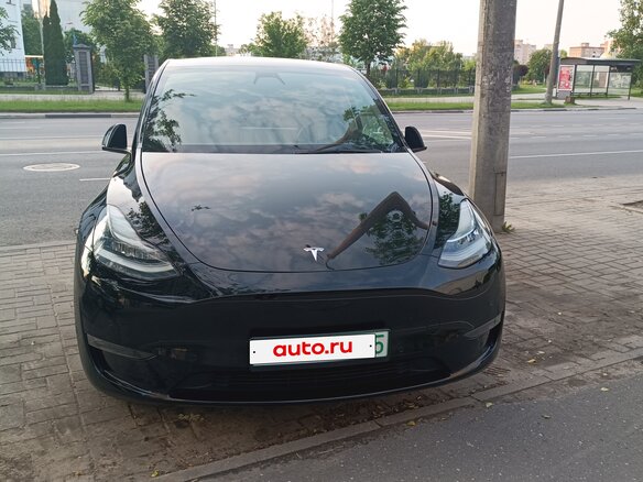 2021 Tesla Model Y Long Range I, чёрный, 2800000 рублей