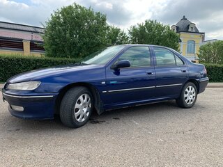 2002 Peugeot 406 I Рестайлинг, синий, 450000 рублей, вид 4