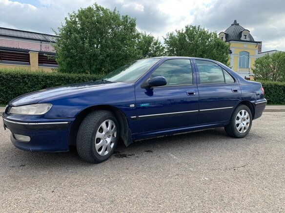 2002 Peugeot 406 I Рестайлинг, синий, 450000 рублей - вид 3