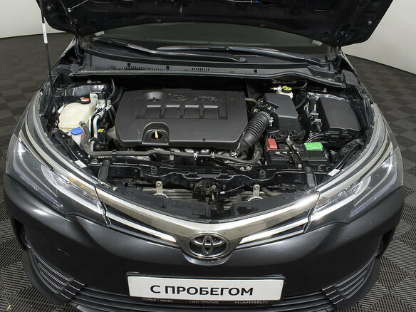 2016 Toyota Corolla XI (E160, E170, E180) Рестайлинг 1, чёрный - вид 8