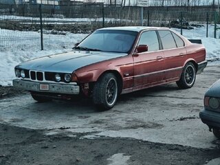 1989 BMW 5 серии 520i III (E34), красный, 120000 рублей, вид 3