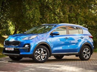 2019 Kia Sportage IV Рестайлинг, синий, 2950000 рублей, вид 1