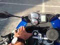 2011 BMW F 800 ST, синий - вид 1