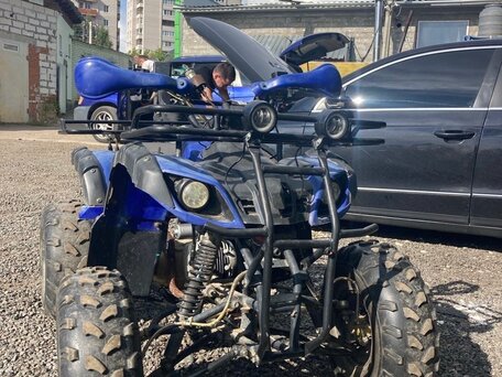 2017 Motoland ATV 125 Fox, синий, 75000 рублей, вид 1