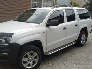 2019 Volkswagen Amarok I Рестайлинг, белый, 4100000 рублей, вид 3