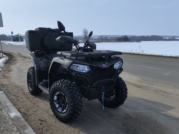 2024 CFMoto CFORCE 500 EPS, зелёный, 660000 рублей - вид 11