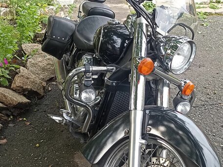2007 Honda Shadow 750, чёрный, 600000 рублей, вид 2