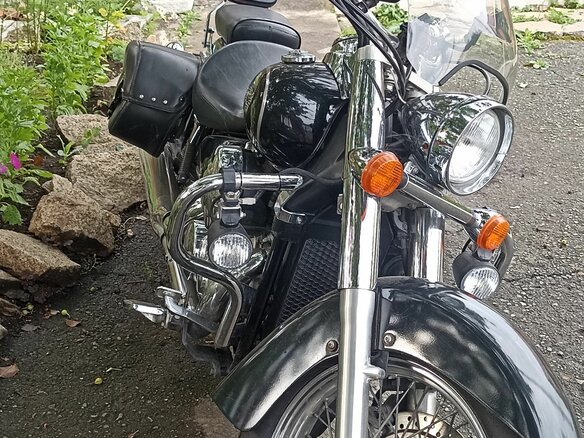 2007 Honda Shadow 750, чёрный, 600000 рублей - вид 1