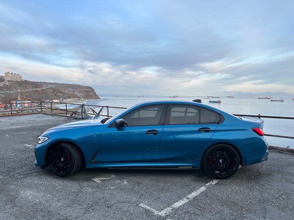 2020 BMW 3 серии M340i VII (G2x), синий, 7700000 рублей - вид 7