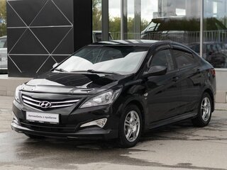 2016 Hyundai Solaris I Рестайлинг, чёрный, 1210000 рублей, вид 1