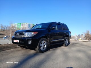 2012 Toyota Land Cruiser 200 Series Рестайлинг 1, чёрный, 3400000 рублей, вид 2
