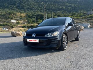 2013 Volkswagen Golf VII, чёрный, 950000 рублей, вид 3