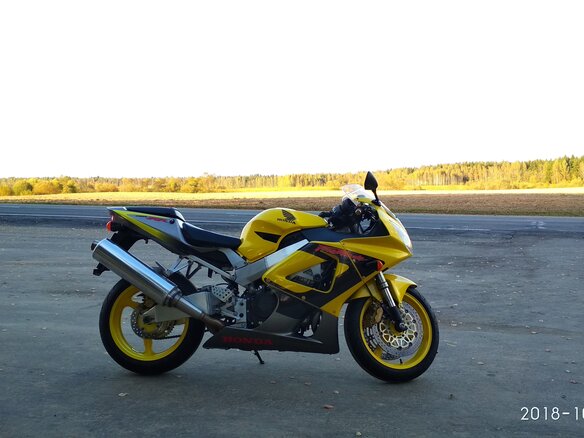 2001 Honda CBR 929RR Fireblade, жёлтый, 339620 рублей - вид 3