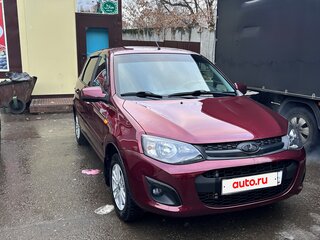 2013 Lada (ВАЗ) Kalina II, красный, 750000 рублей, вид 4