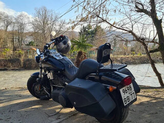2011 Harley-Davidson Fat Bob, чёрный, 1050000 рублей, вид 5