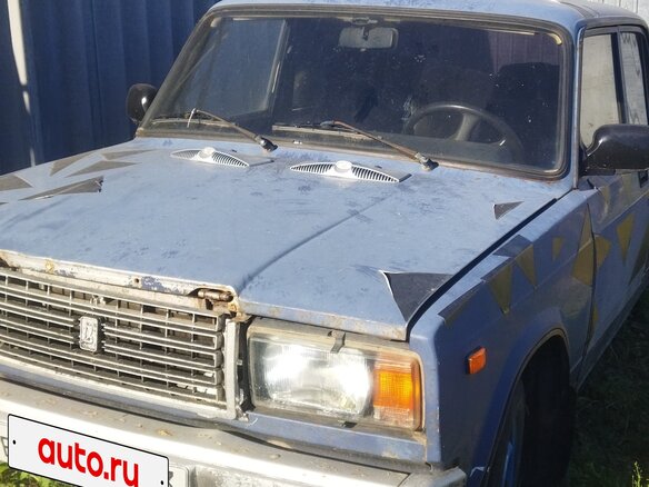 2005 Lada (ВАЗ) 2107, синий, 60000 рублей