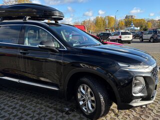 2019 Hyundai Santa Fe IV, чёрный, 2200000 рублей, вид 3