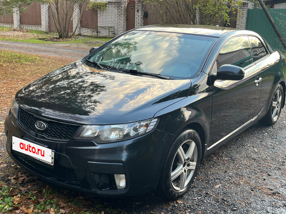 2012 Kia Cerato Koup II, чёрный, 950000 рублей