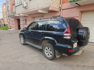 2008 Toyota Land Cruiser Prado 4-speed 120 Series Рестайлинг, чёрный, 1399000 рублей, вид 3