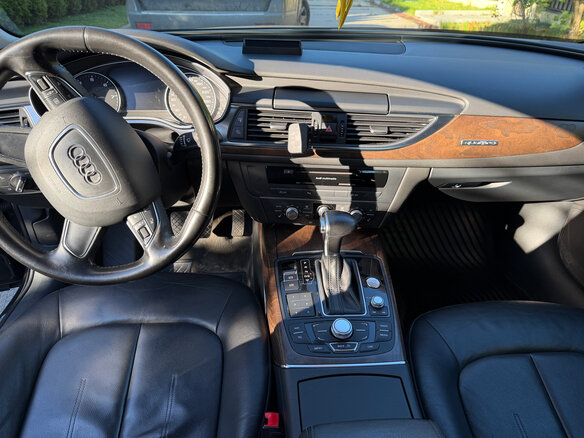 2012 Audi A6 IV (C7), серый, 1450000 рублей - вид 17
