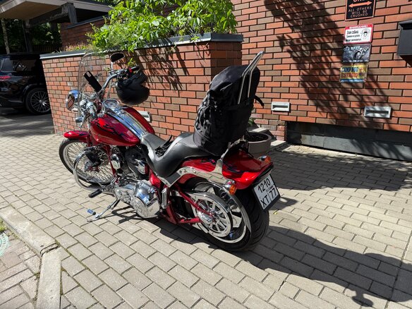 2007 Harley-Davidson CVO Softail Springer, красный, 1425000 рублей - вид 1