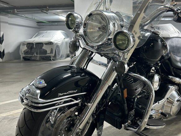 2003 Harley-Davidson Road King, чёрный, 600000 рублей - вид 7