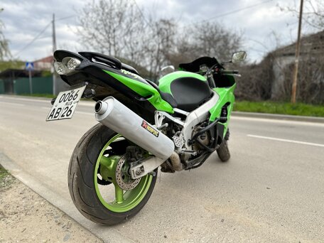 2000 Kawasaki ZX-9R Ninja, зелёный, 330000 рублей, вид 5