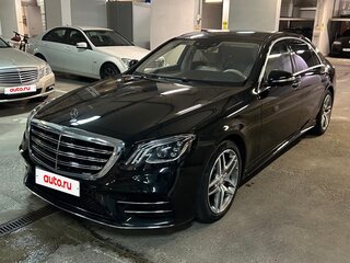 2017 Mercedes-Benz S-Класс 560 Long VI (W222, C217) Рестайлинг, чёрный, 6000000 рублей, вид 2