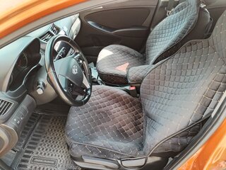 2014 Hyundai Solaris I, оранжевый, 1000000 рублей, вид 3