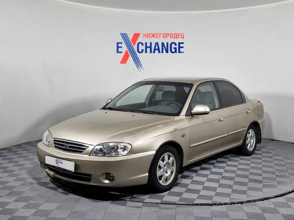 2008 Kia Spectra I Рестайлинг 2, бежевый, 280000 рублей