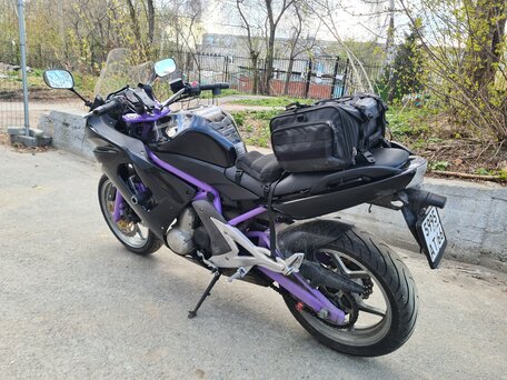 2006 Kawasaki ER-6F (Ninja 650R), чёрный, 410000 рублей, вид 3