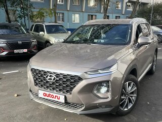 2018 Hyundai Santa Fe IV, бежевый, 3350000 рублей, вид 2