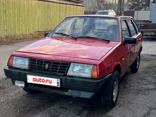 1991 Lada (ВАЗ) 21096, красный, 100000 рублей, вид 1