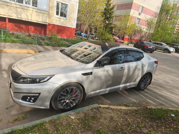 2013 Kia Optima III Рестайлинг, серебристый, 1100000 рублей - вид 6