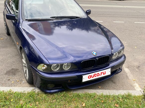 1997 BMW 5 серии 523i IV (E39), синий - вид 1