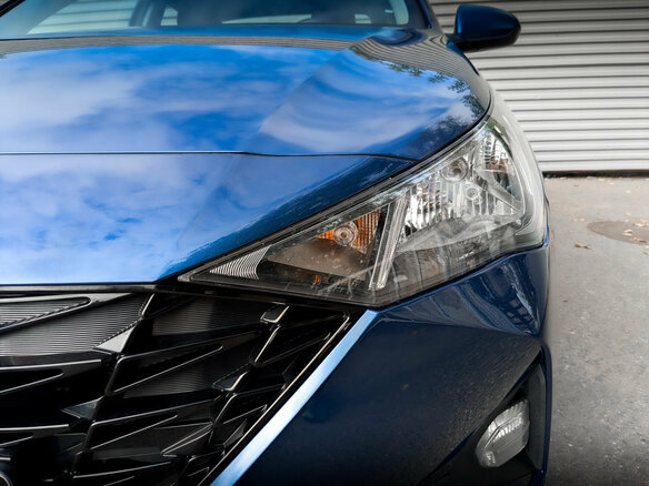 2022 Hyundai Solaris II Рестайлинг, синий, 1585000 рублей - вид 16