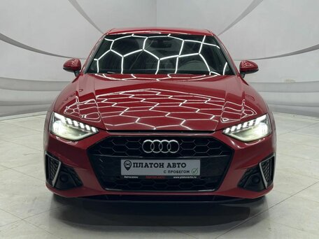 2020 Audi A4 35 TFSI V (B9) Рестайлинг, красный, 2545000 рублей, вид 2