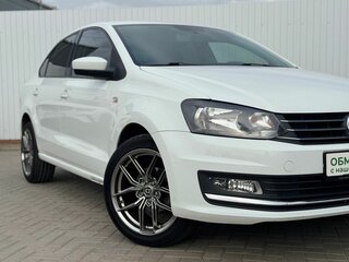 2019 Volkswagen Polo V Рестайлинг, белый, 1295000 рублей, вид 4