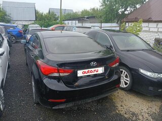 2015 Hyundai Elantra V (MD) Рестайлинг, чёрный, 600000 рублей, вид 3
